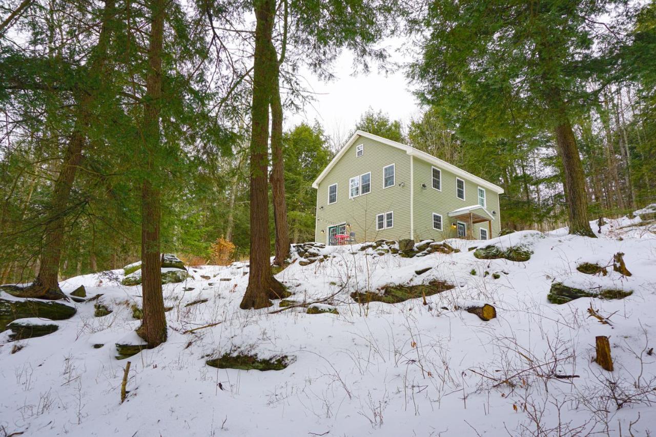 Secluded Streamside Home With Hot Tub Margaretville Exteriér fotografie