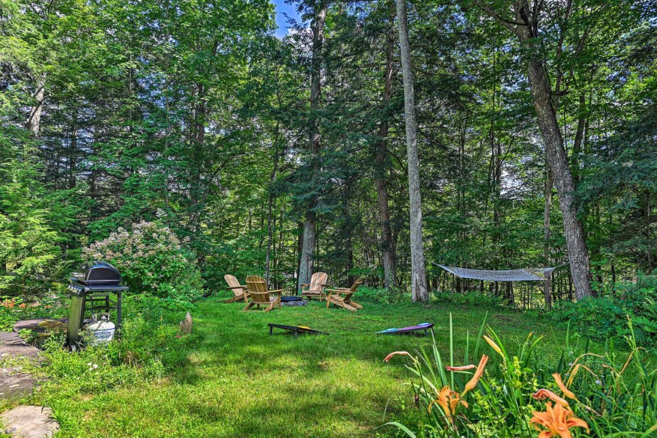 Secluded Streamside Home With Hot Tub Margaretville Exteriér fotografie